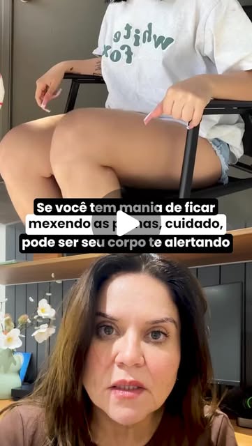 Mexer as pernas o tempo todo pode ser sinal